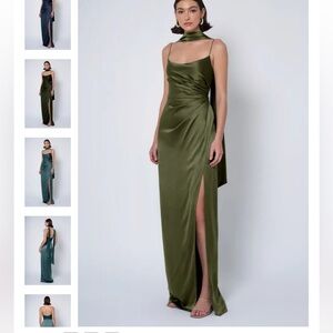 Jenny Yoo Wren Dress in Olive